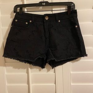Bebe Black Shorts